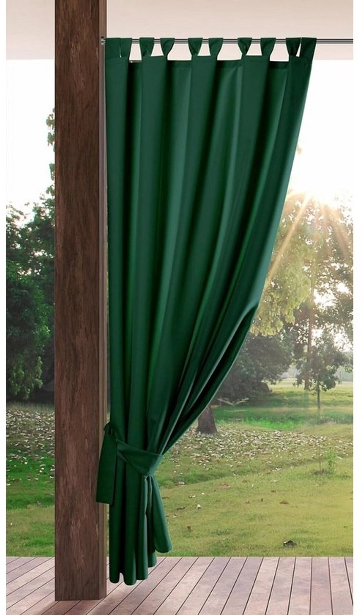 Tuingordijn met Lus, 155x220 cm, Donkergroen - Waterdicht en Winddicht voor Terras en Pergola