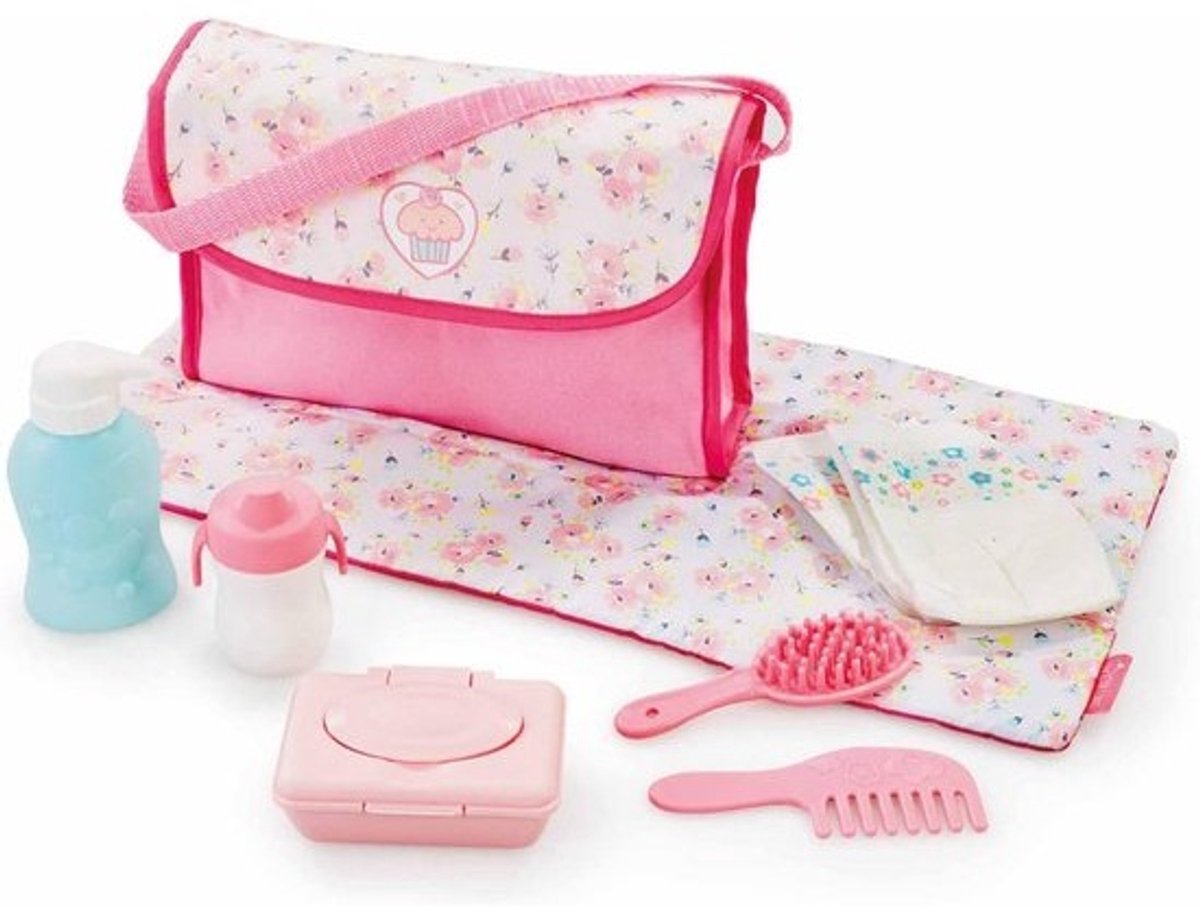Luiertas voor Kinderen met Aankleedkussen en Poppen Accessoires - Vanaf 3 Jaar