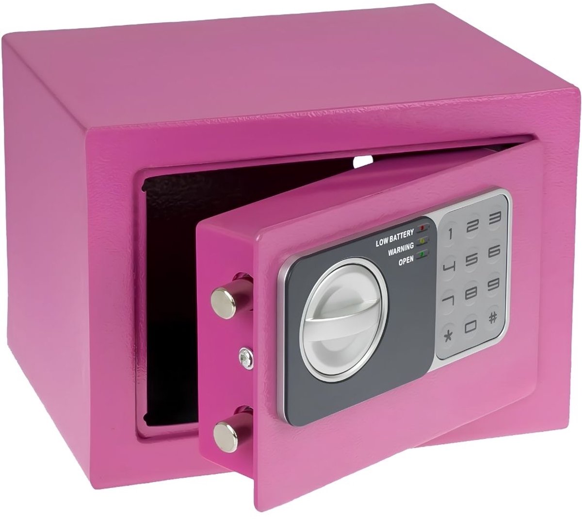 TYR® Kluisje met Cijferslot - Elektronische Kluis - Kluis - Roze - 17cm x 23cm x 17cm
