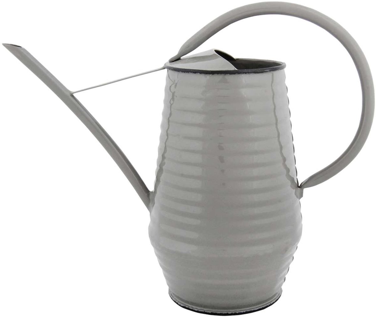 Esschert Design Gieter grijs poedercoating 0,94 liter - metaal