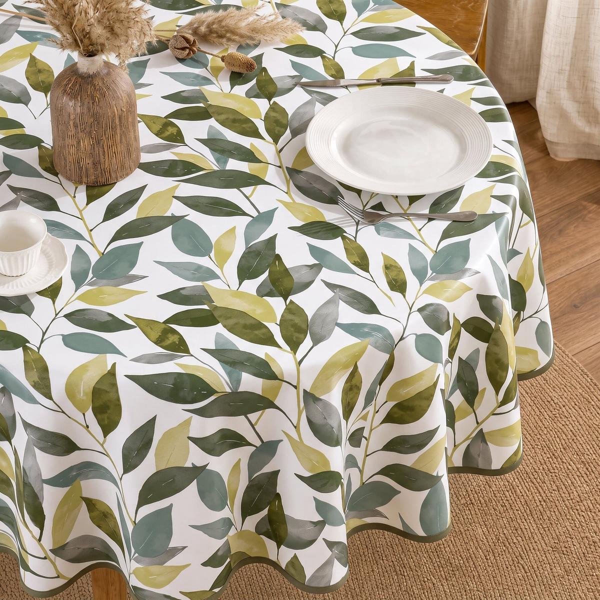 Rond Tafelzeil Toscana Green - 160cm