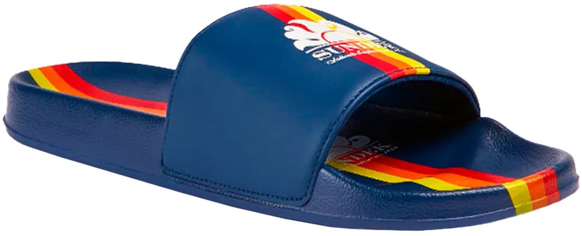 Sundek Logo Slippers Blauw EU 43 Man