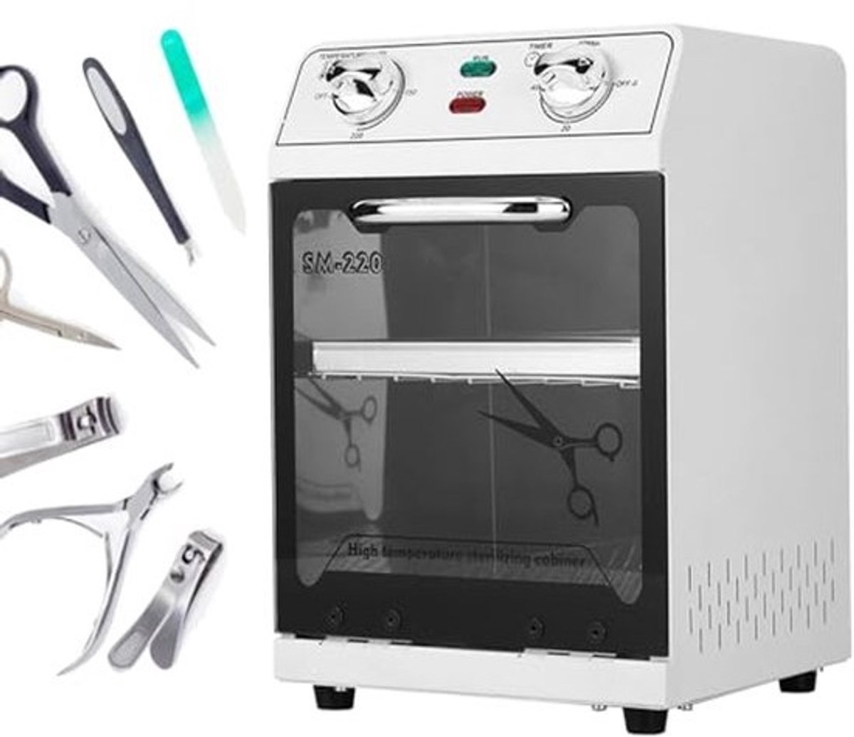 Desinfectie heteluchtsterilisator 600W 8L - Hoge temperatuur sterilisatie voor kappers