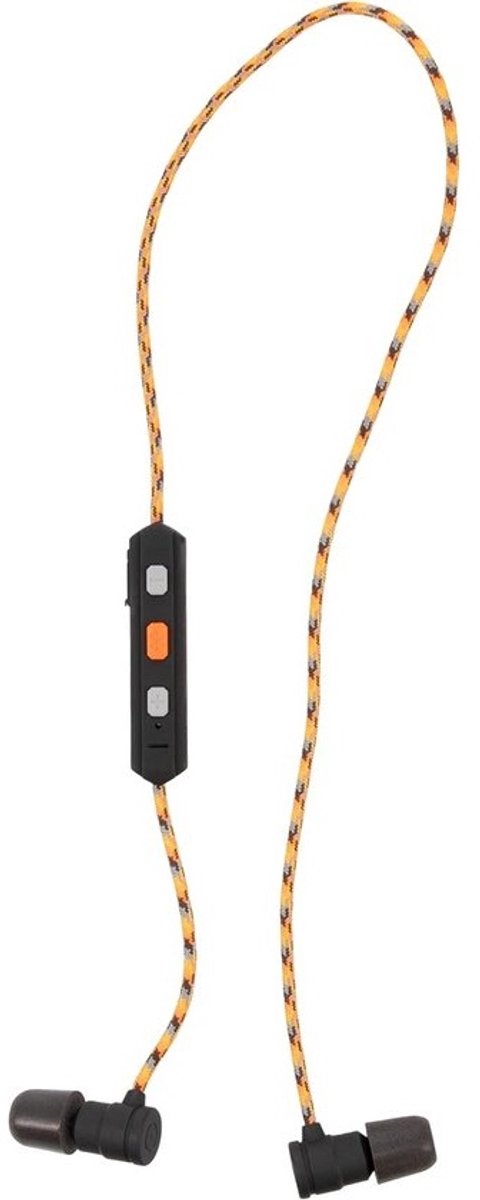Flexibele Bluetooth Nekband Headset - Passieve Gehoorbescherming met Oordopjes en Draagtas