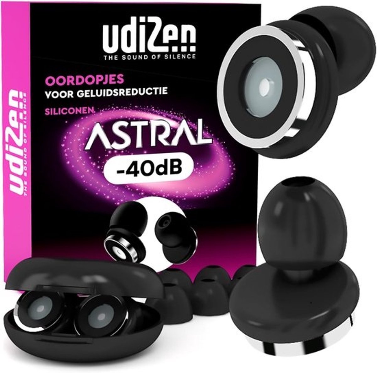 Comfortabele Grote Geluidsisolerende Oordoppen voor Slapen en Studeren - Max. 40dB