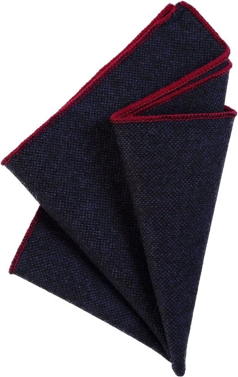 Zakdoek Heren - Pochette Stijlvol - Feestelijke Gelegenheid - Zelf Te Vouwen - 23 x 23 cm - Tweed Look