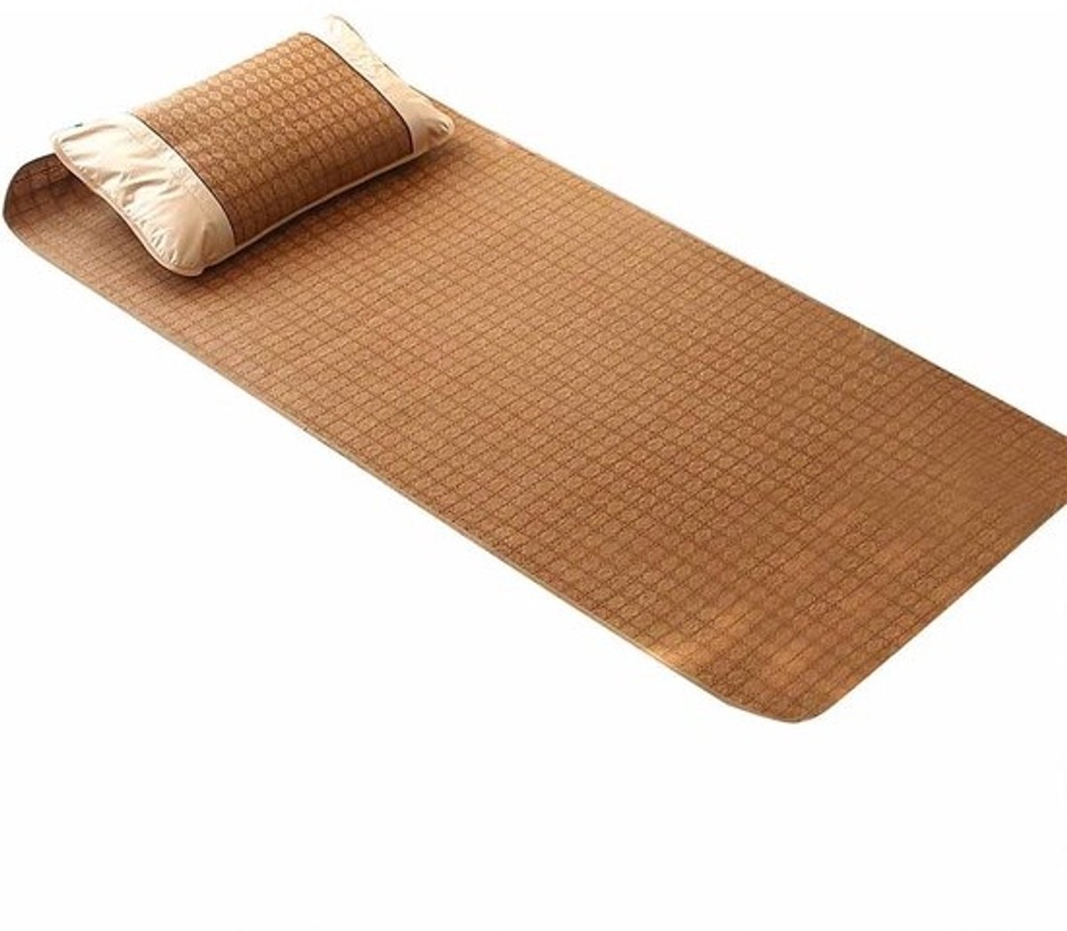 Zomerslaapmat - Bamboematras - Koel slapen - Ademend ontwerp - 90 x 195 cm - Groen