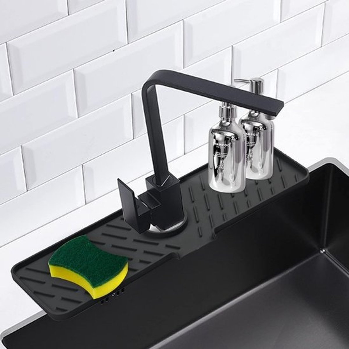 Siliconen Kraan Spatbescherming - Water Opvangkussen voor Keuken en Badkamer