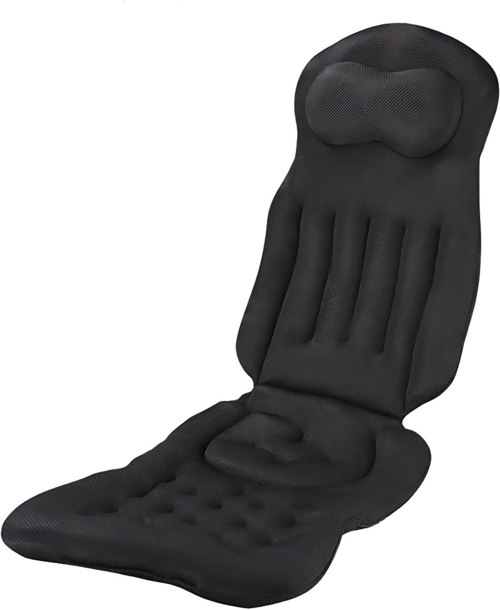 Badkussen - Nekkussen Bad - Ontspanning Thuis - Verdikt Volledig Lichaam - Met Zuignappen - Zwart