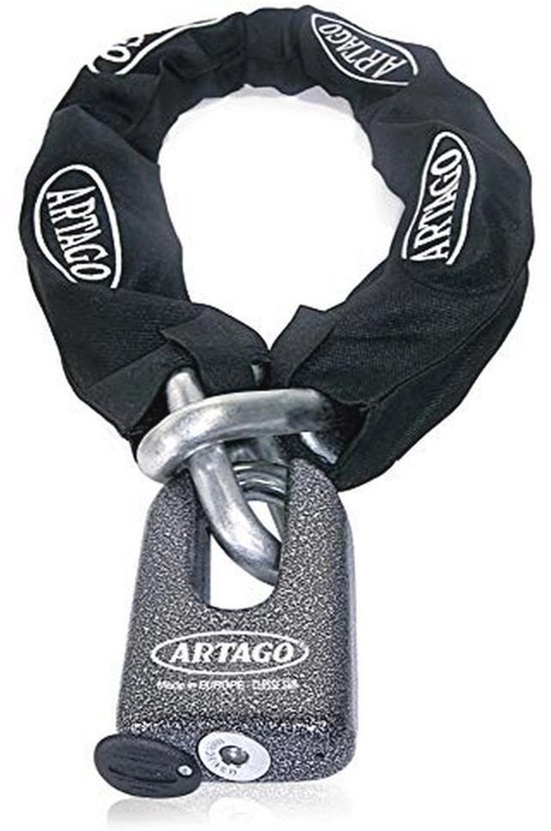 Ketting Slot voor Motoren met Dubbele Functie – Maximale Veiligheid en Stevig Design, 120 cm, Ø15, Zilver