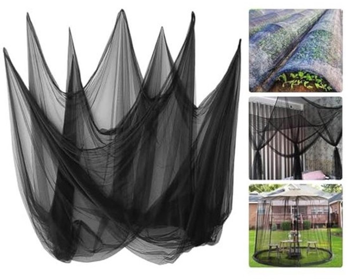 Insectenwerend net 3 x 10 m - Fijnmazig muggennet voor tuin en balkon