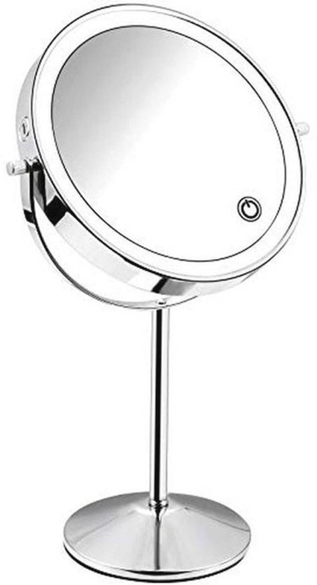 Oplaadbare make-up spiegel met LED verlichting en 7x vergroting
