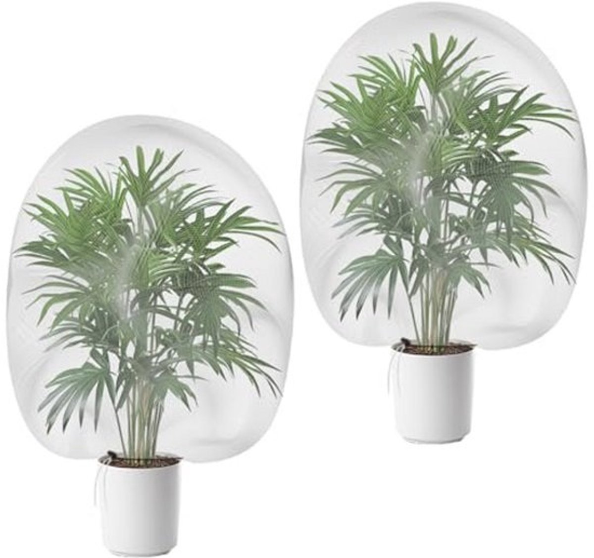 Plantenbeschermingsnet 2 stuks - Insectenwerend en Vogelbeschermingsnet voor Fruitbomen en Planten (1x1,5 m)