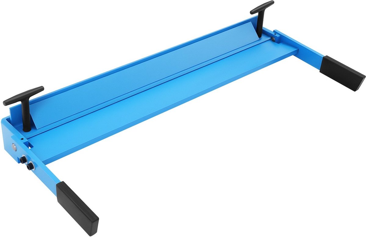 Handmatige plaatbuiger 630 mm - 1 tot 1,2 mm - 0 tot 120 graden - blauw