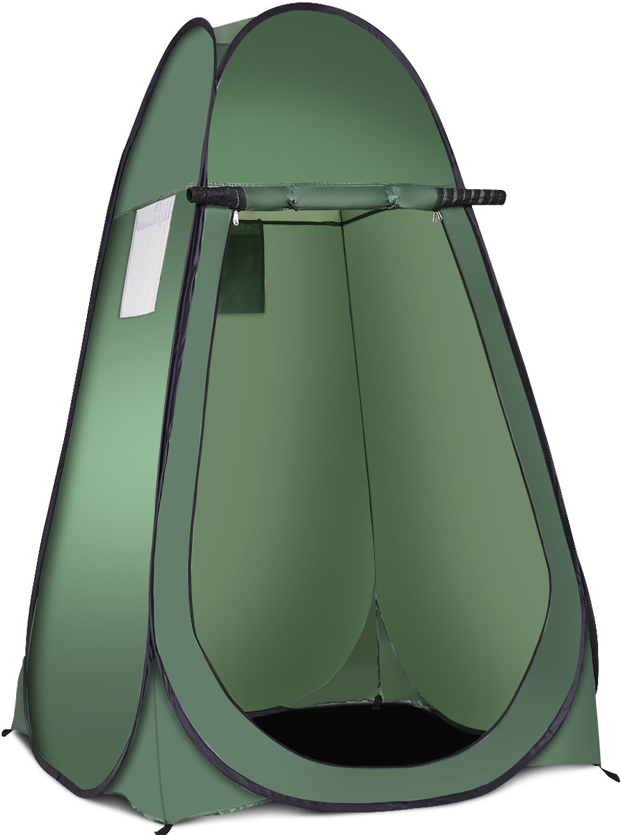 SureDeal® - Kamper - Pop Douchetent Draagbare - Aankleden Toilet Kleedkamer - Groen - 120x120x190 cm