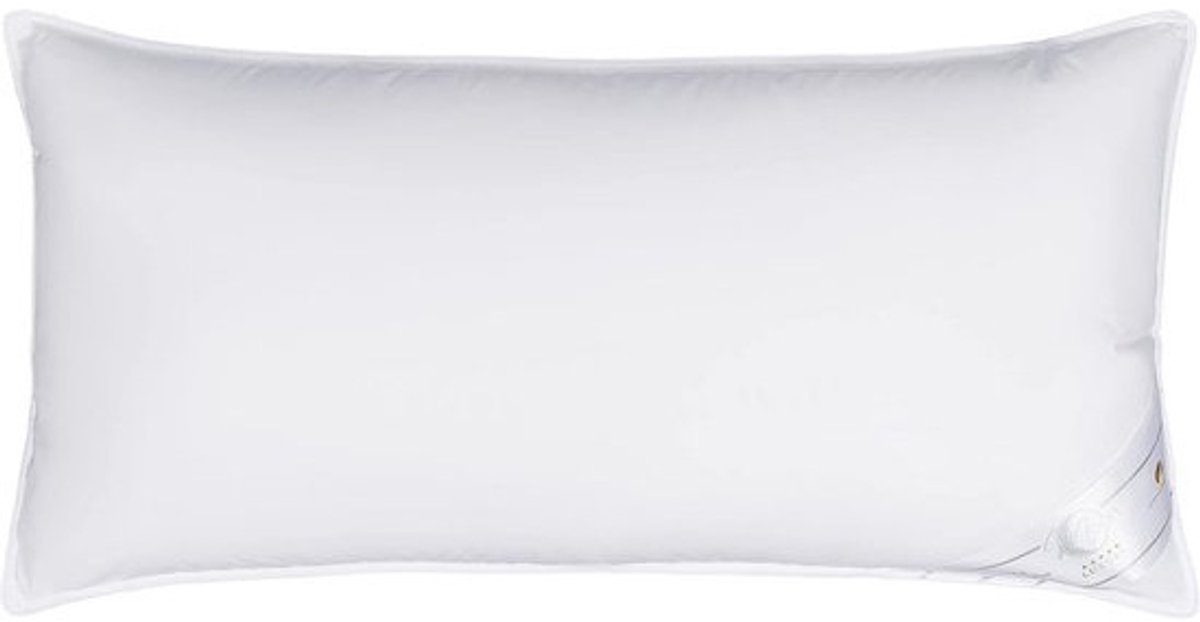 Luxe 3-kamer hoofdkussen Donzen Kussen 40x80 cm met 90% Dons en 10% Veren