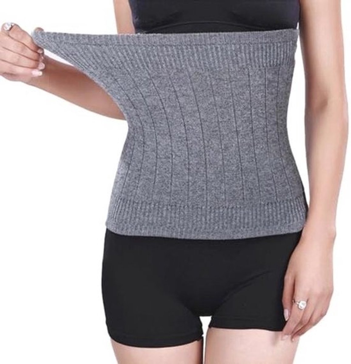 Luxe kasjmier nierwarmer voor dames - Warmte en ondersteuning voor rug en buik