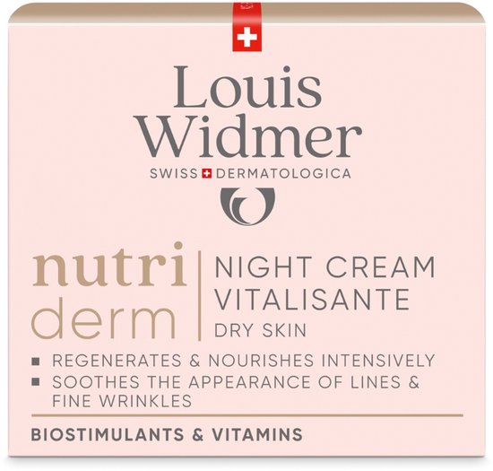 Louis Widmer Nutriderm Pigmacare® Nachtcrème Licht Geparfumeerd