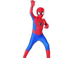 Jobber Toys Superheldpak Kind - Spinnenjongen 110/116 met 2 Maskers