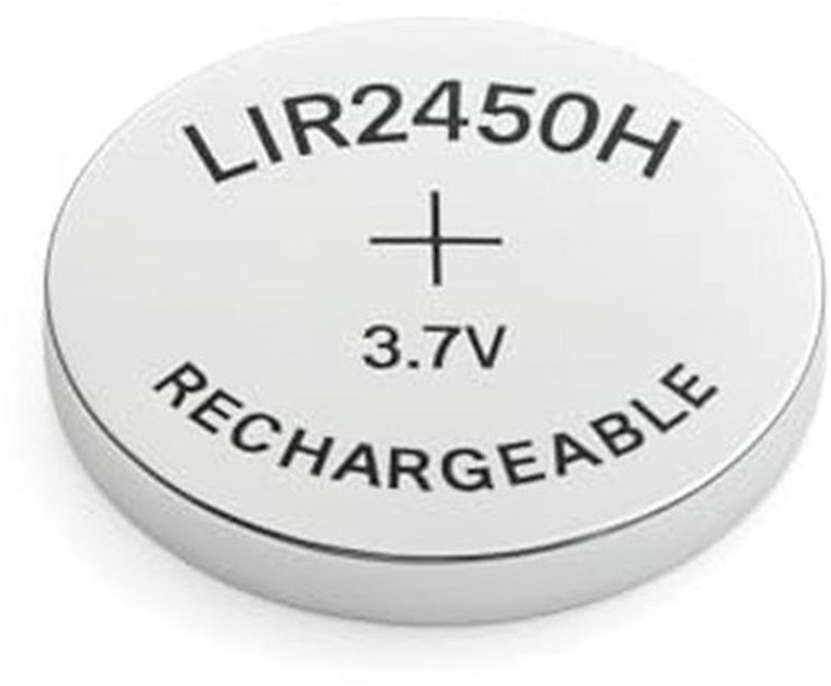 Oplaadbare Knoopcel Batterij 3.7V 200mAh - LIR2450