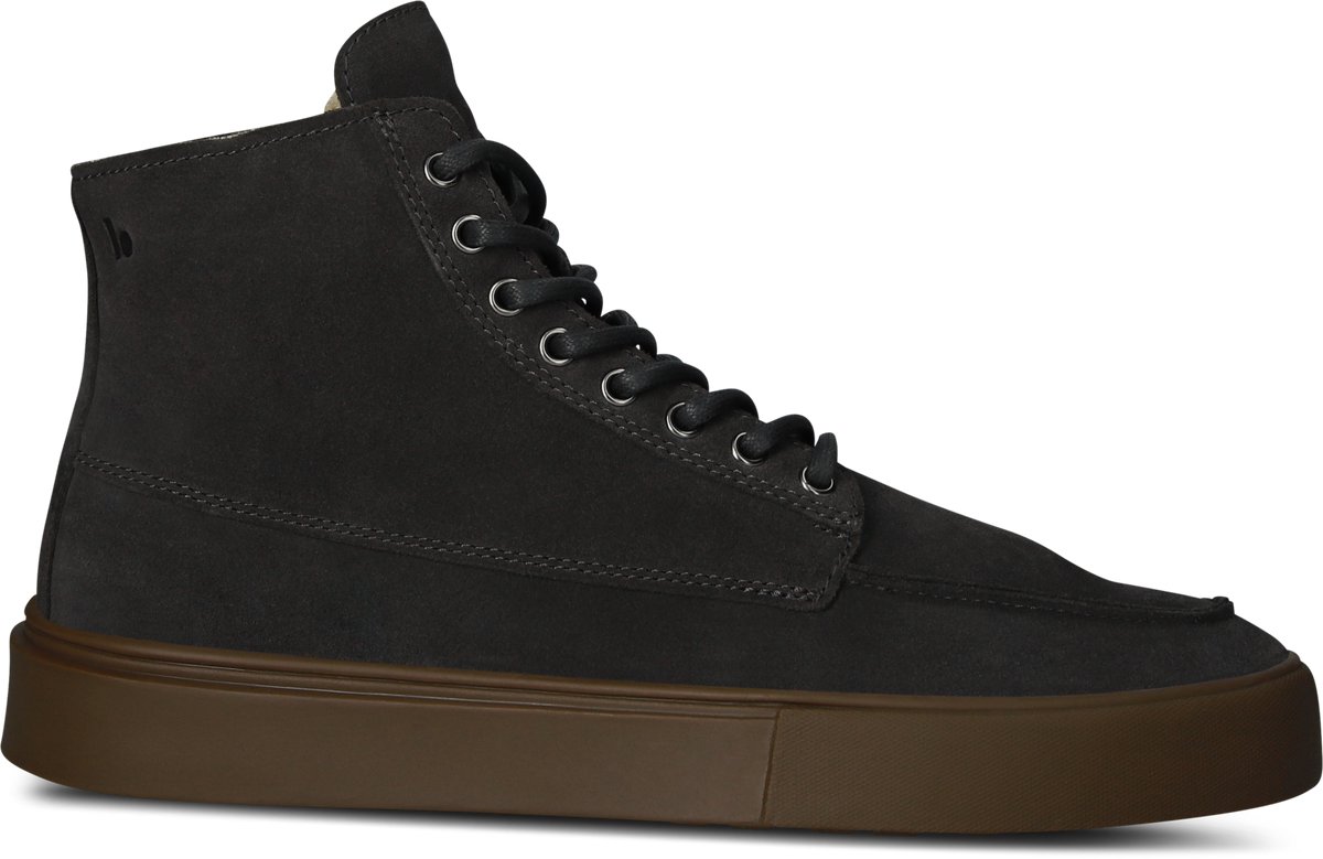 Blackstone RUBY EERO - ZIPPER - CG189 Bitumen - Sneaker (high) - Heren - Dark grey - Maat: 45