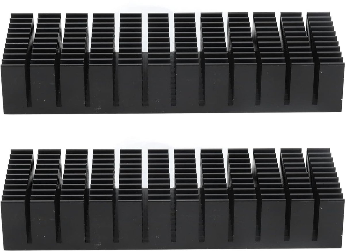 Hoge Efficiëntie Aluminium Heat Sinks voor Elektronische Componenten, Geschikt voor CPU en Koeling, Inclusief Lijm
