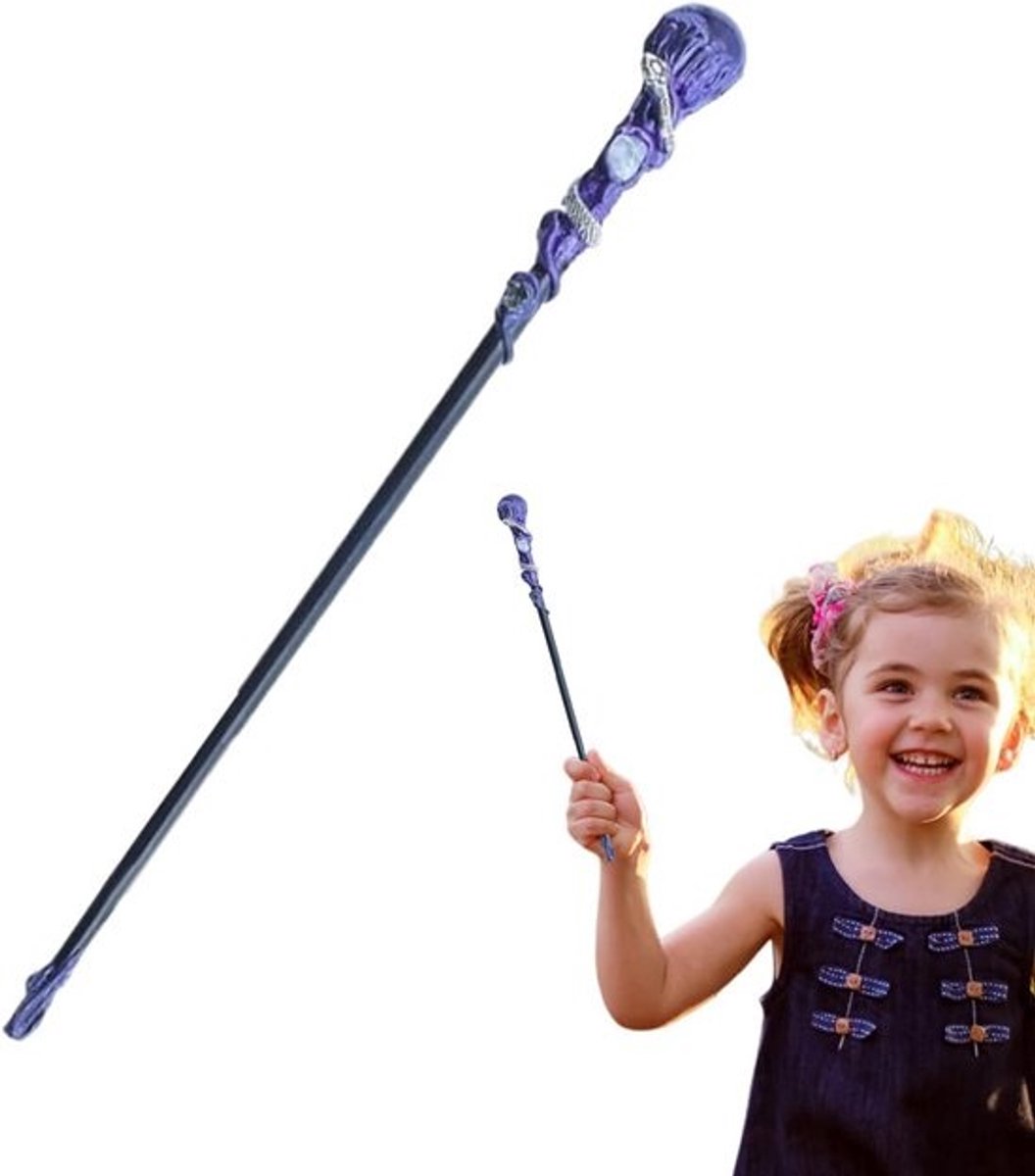 Handgemaakte Kristallen Staf met Amethist voor Cosplay en Decoratie