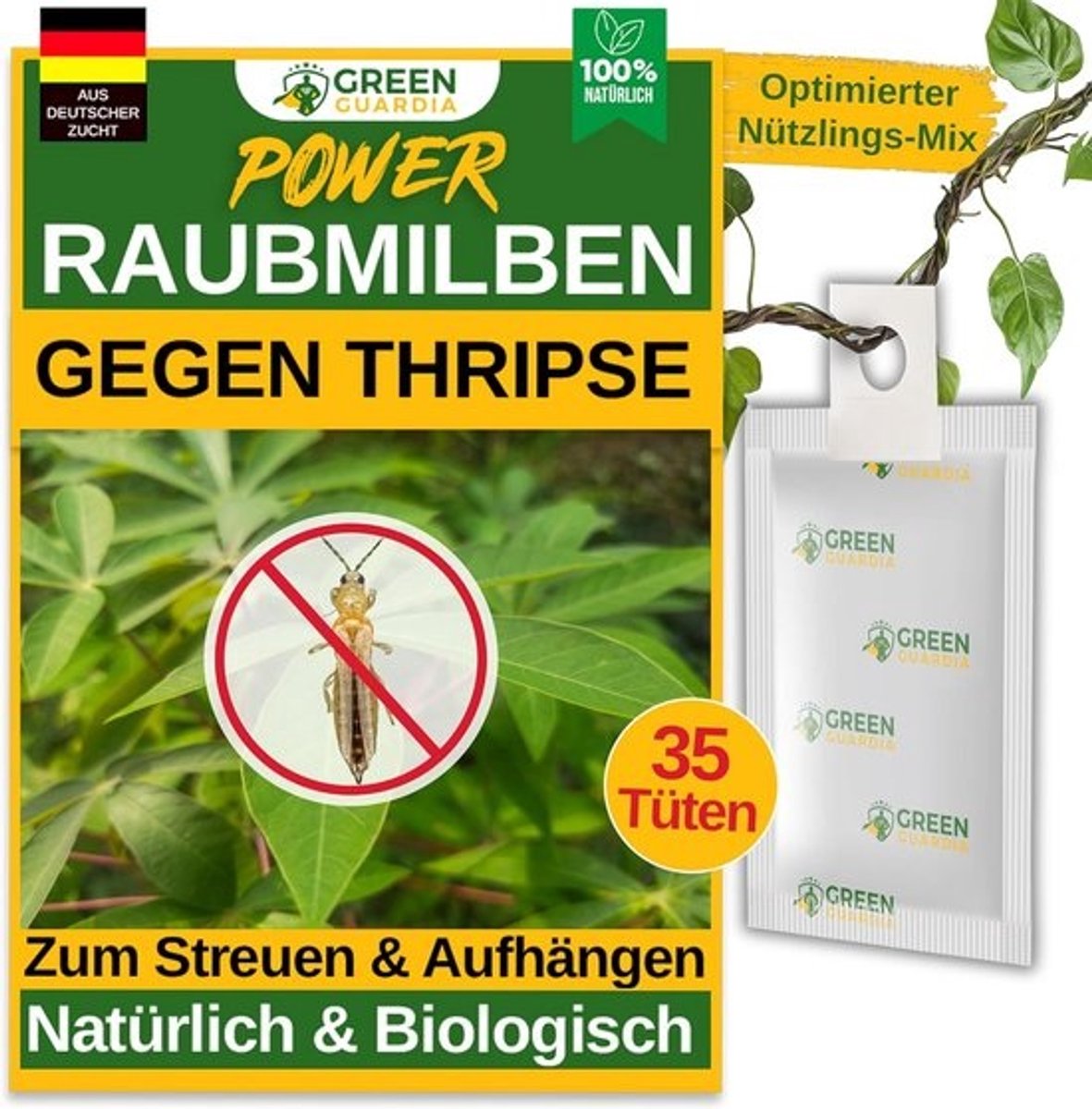 Roofmijten tegen Trips en Spint voor Binnen- en Sierplanten Biologische Bestrijding