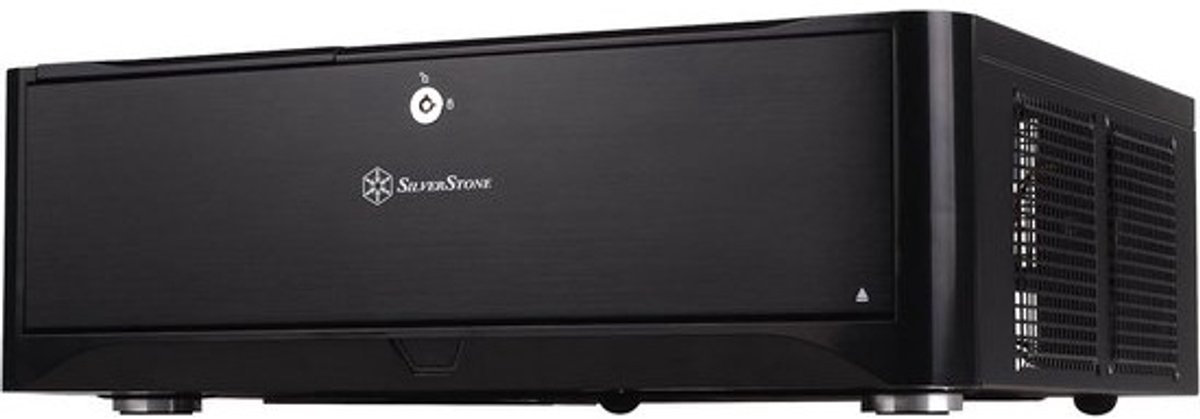 Micro ATX HTPC Desktop Behuizing Zwart - Compact, Stil en Krachtig Koelsysteem