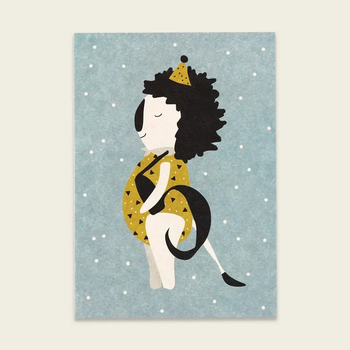 Ava & Yves ansichtkaart leeuw "5