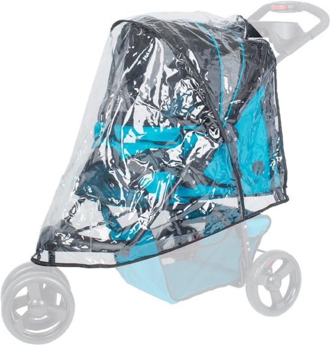 Universele Regenhoes voor Hondenbuggy en Wandelwagen | Windscherm & Waterdicht | Opvouwbaar en Compact