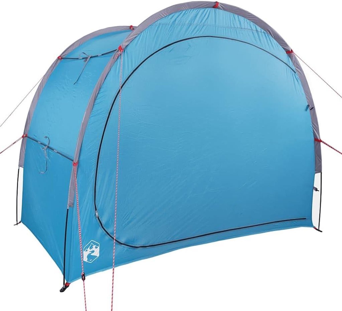 Opvouwbare Opbergtent - Camping Opberger - Extra Kampeerruimte - Waterafstotend Materiaal - 122 x 163 x 204 cm - Blauw