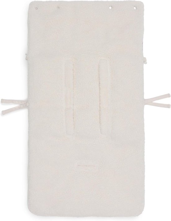 Baby Voetenzak - Muts voor kinderwagen - Warmte en comfort - Teddy voering met capuchon - 42 x 82 cm — afbeelding 5
