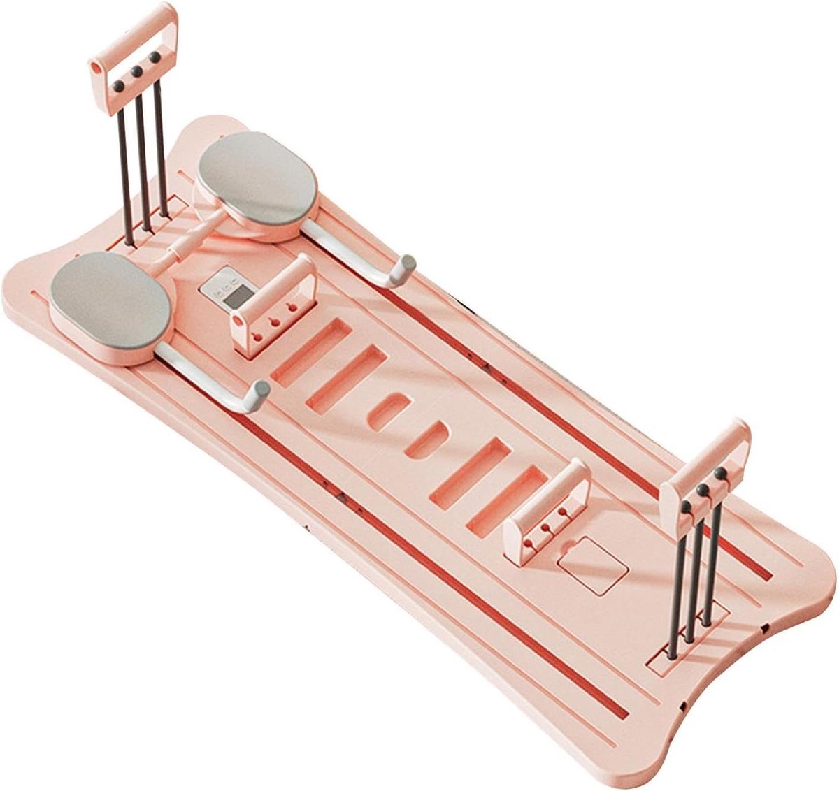 Pilates Glijplank - Buikspier Trainer - Core Training - Geïntegreerde Timer - 106 cm Lengte - Roze