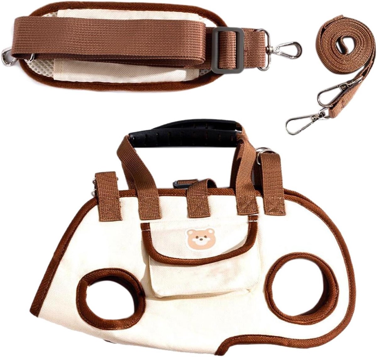 Honden Reistas - Honden Draagtas - Reizen met Huisdier - Ademend Mesh - 30x25x2cm - s