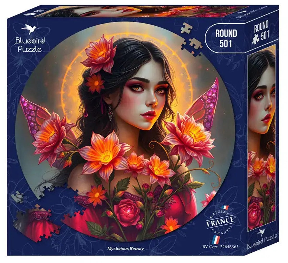 Mysterious Beauty Puzzel Rond 501 stukjes