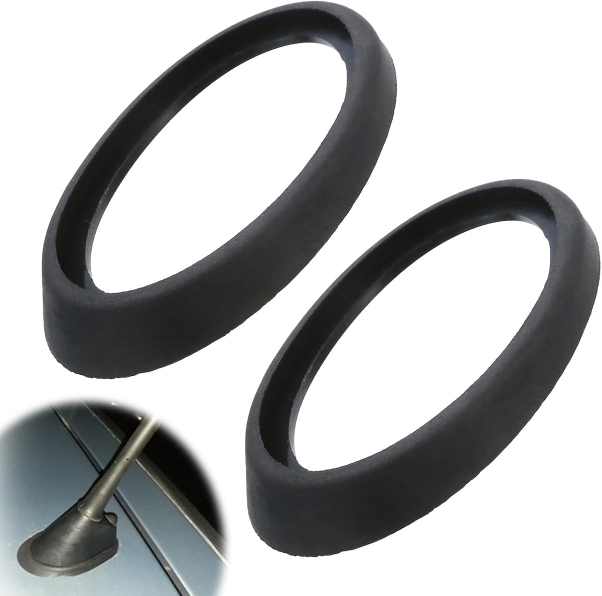 2 stuks antenne-afdichting voor Opel Corsa D, Corsa E, Astra, Meriva, Honda universele dak-antenne rubber afdichting waterdicht auto antenne voet afdichtingsset