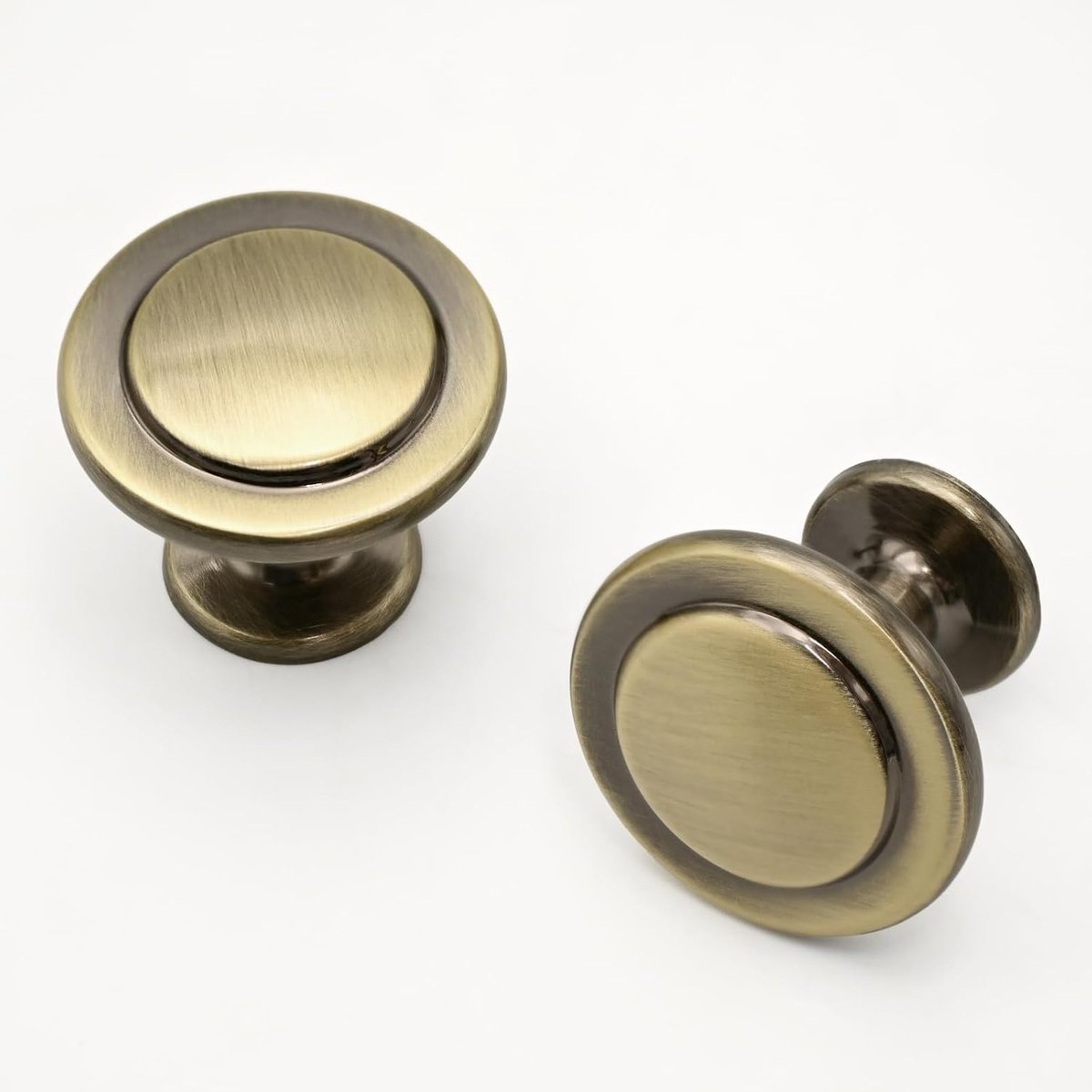 6 stuks meubelknoppen kastknoppen geborsteld antiek messing ladeknoppen knop voor kast deurknop commode knoppen kastknoppen
