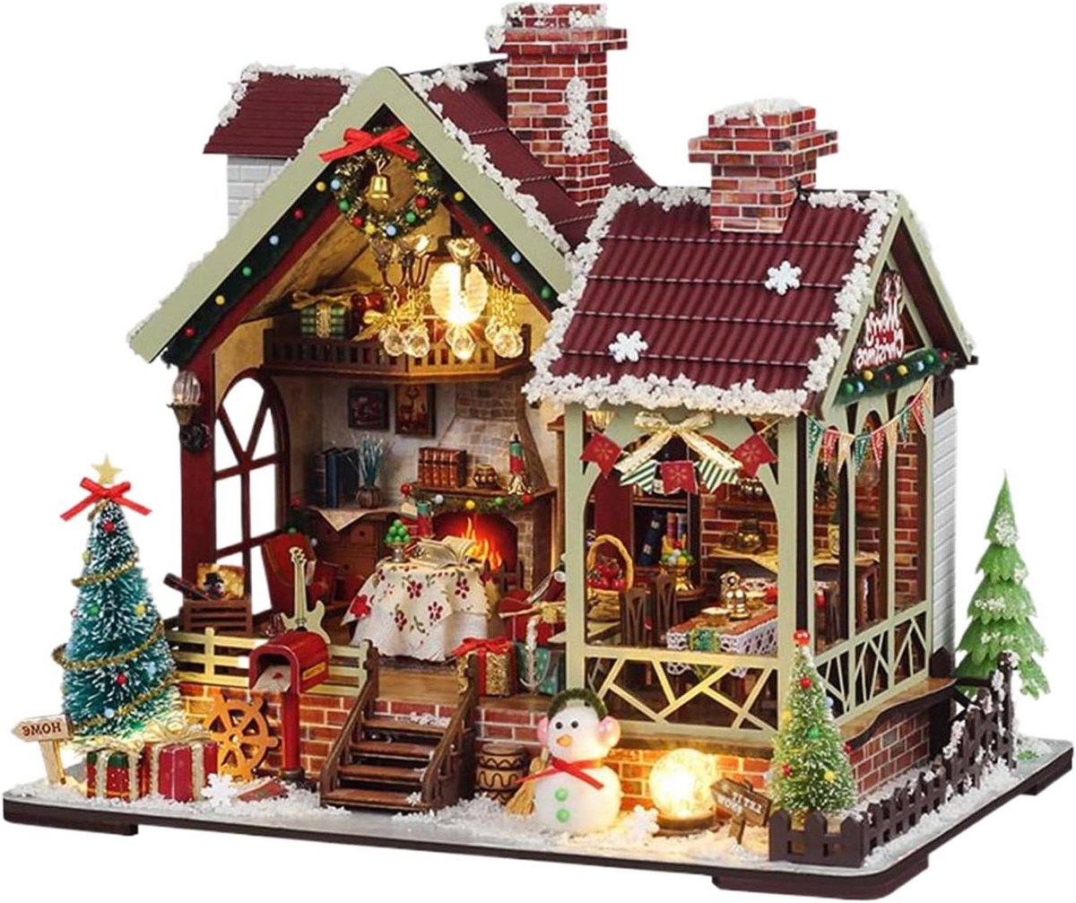 Miniatuur Huis - Knutselset Hout - Decoratie Maken - Gedetailleerde Replica - 28 x 26.2 cm - Niet gespecificeerd
