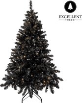 pijn doen Converteren artikel Zwarte Kerstboom Excellent Trees® LED Stavanger Black 180 cm 350 Lampjes |  bol.com