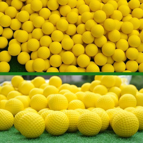 Golf Trainingsballen - Oefenballen Foam - Golfvaardigheden Verbeteren - Lichtgewicht PU Schuim - 39 Centimeter Diameter - Geel van GOLF — afbeelding 2