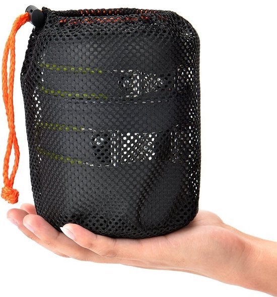 SnelShoppen - Picknick Camping Wandelen Backpacken Kookgerei Set - Aluminium Pot Pan Kom Set - Lichtgewicht en Duurzaam voor Buiten - Ideaal voor Kamp — afbeelding 4