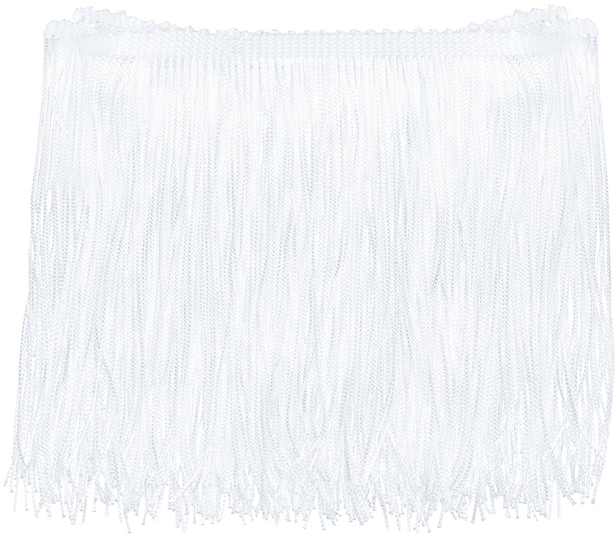 Franjes, trim kwastjes, naaien, trim franjes, polyester, trim band voor naaien, doe-het-zelf handwerk, kleding, lamp, decoratie, wit bleken