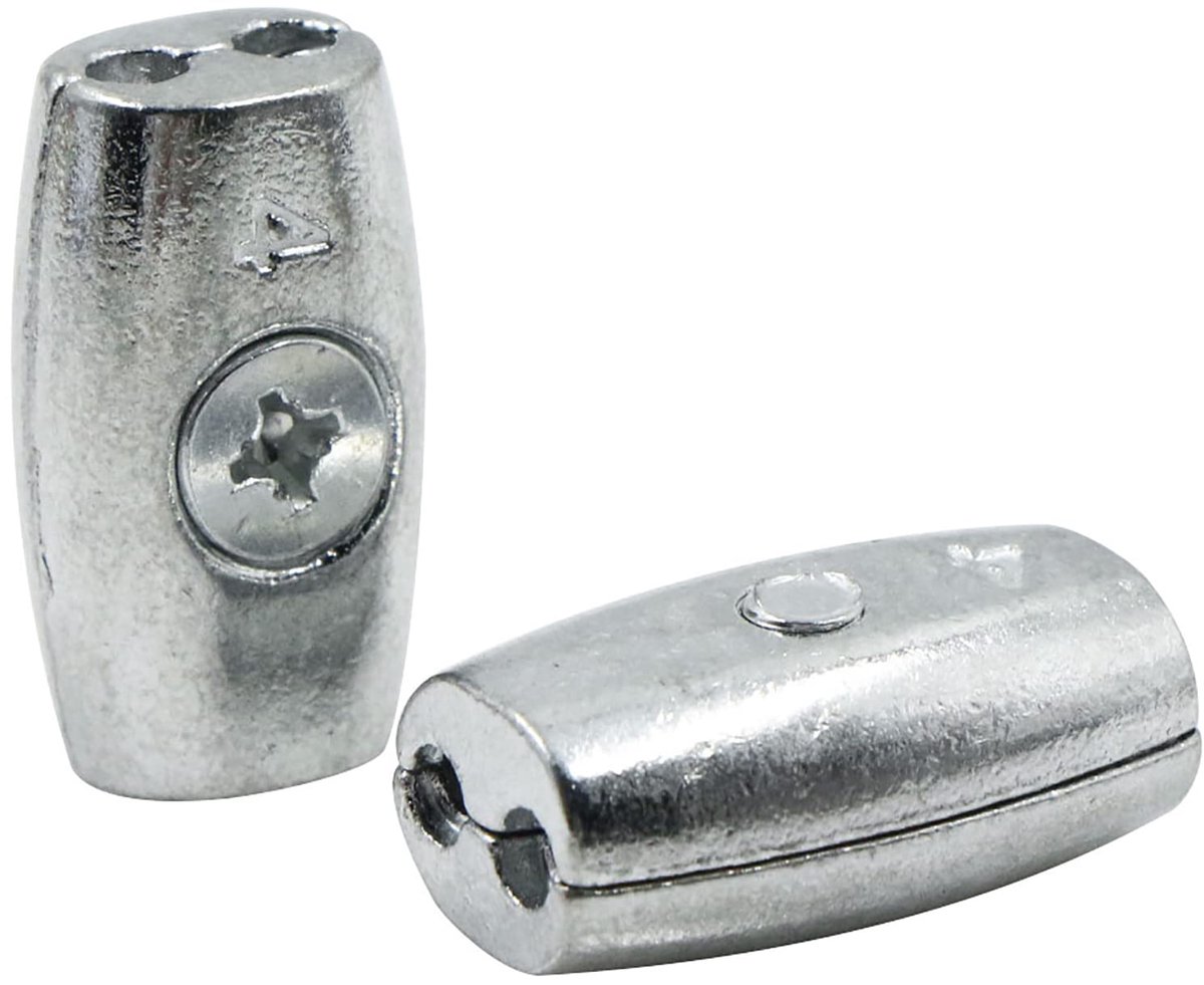 M4 Duplex Klem 12 Stuks Staalkabelklemmen Staalkabel Klem 4mm Roestvrijstalen Kabelklem ，304 Duplex Draadkabelklem voor Staalkabel Waslijnspanner Luifel vaste Tijdelijke hekken，Wire Rope Clip