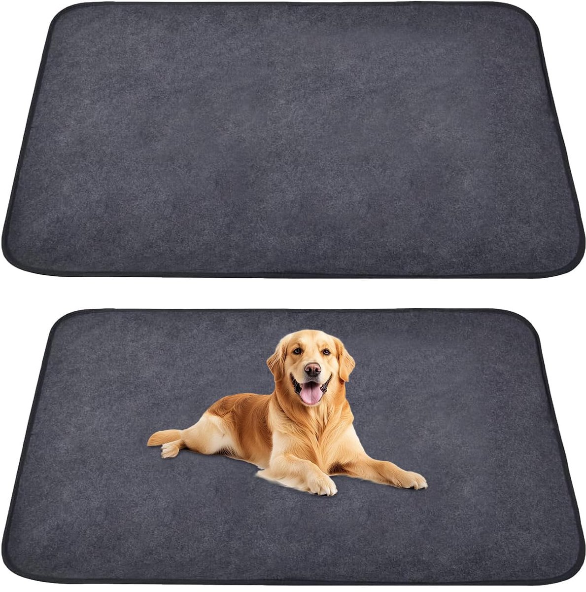 2 stuks puppyonderleggers, puppypads, wasbare puppypads, herbruikbare trainingspads voor honden, wasbaar, grote puppyonderleggers voor oude of incontinente honden