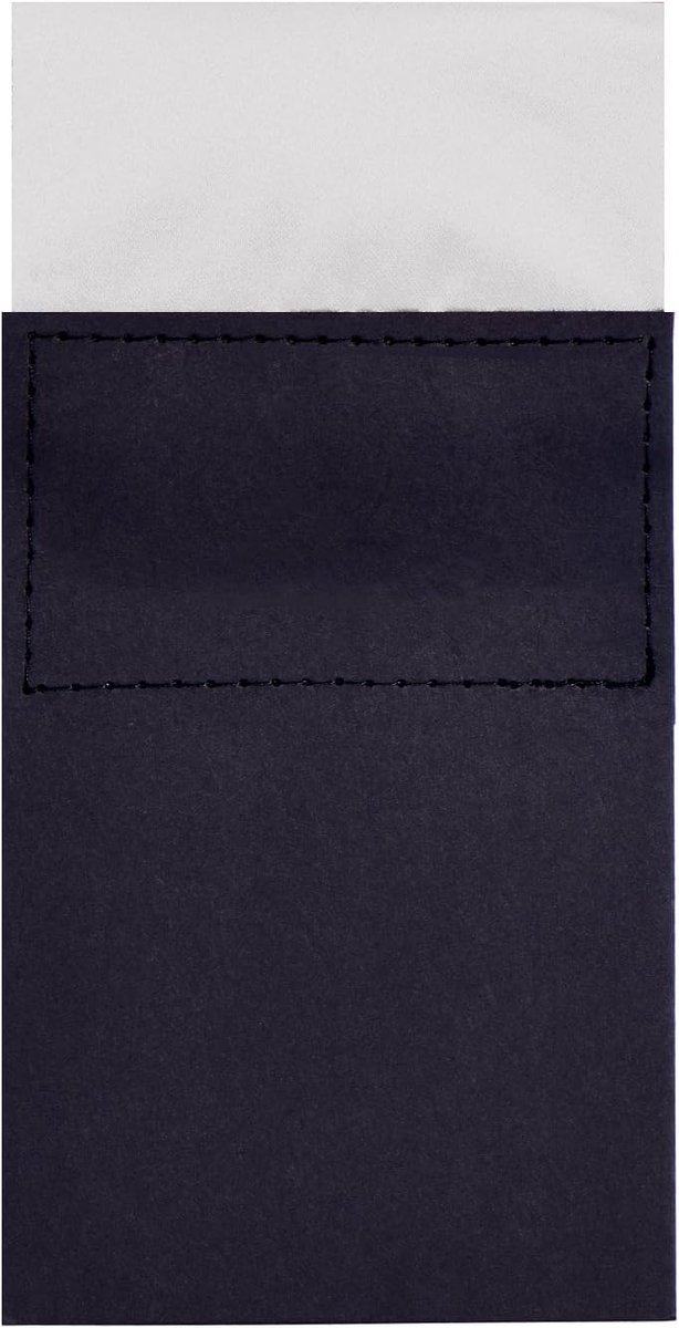 heren-pochet met bordpapier in maat verstelbaar en al voorgevouwen