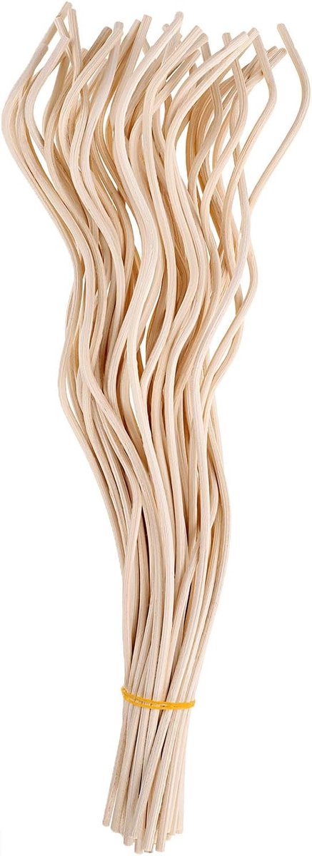 28 cm/11 Inch Rotan Reed Diffuser Sticks, 50 Stks Rotan Golvende Refill Sticks Aroma Geurvervanging voor Thuis Hotel Kantoor Party Bruiloft, Hout