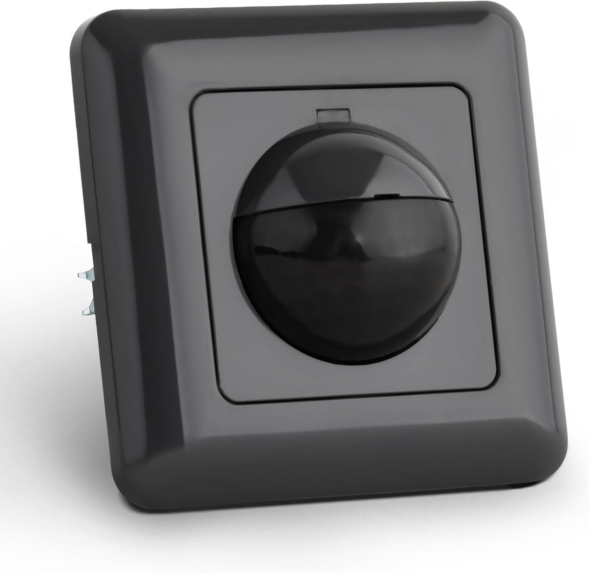 Bewegingssensor Binnen - Inbouw Wand Montage, Programmeerbaar Infrarood Sensor, LED geschikt, Bewegingsmelder Bereik 10m/190°, 3-draads