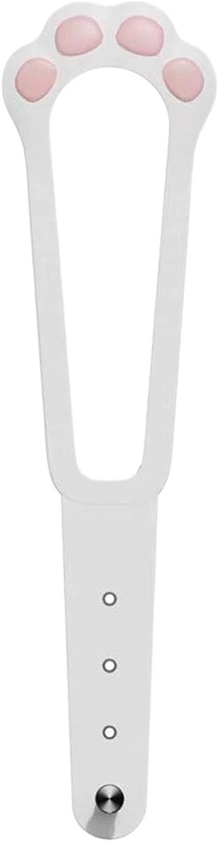 Katten Deurstopper - Verstelbare Stopper - Huisdier Scheiding - Boorvrij Ontwerp - 29 cm - Wit
