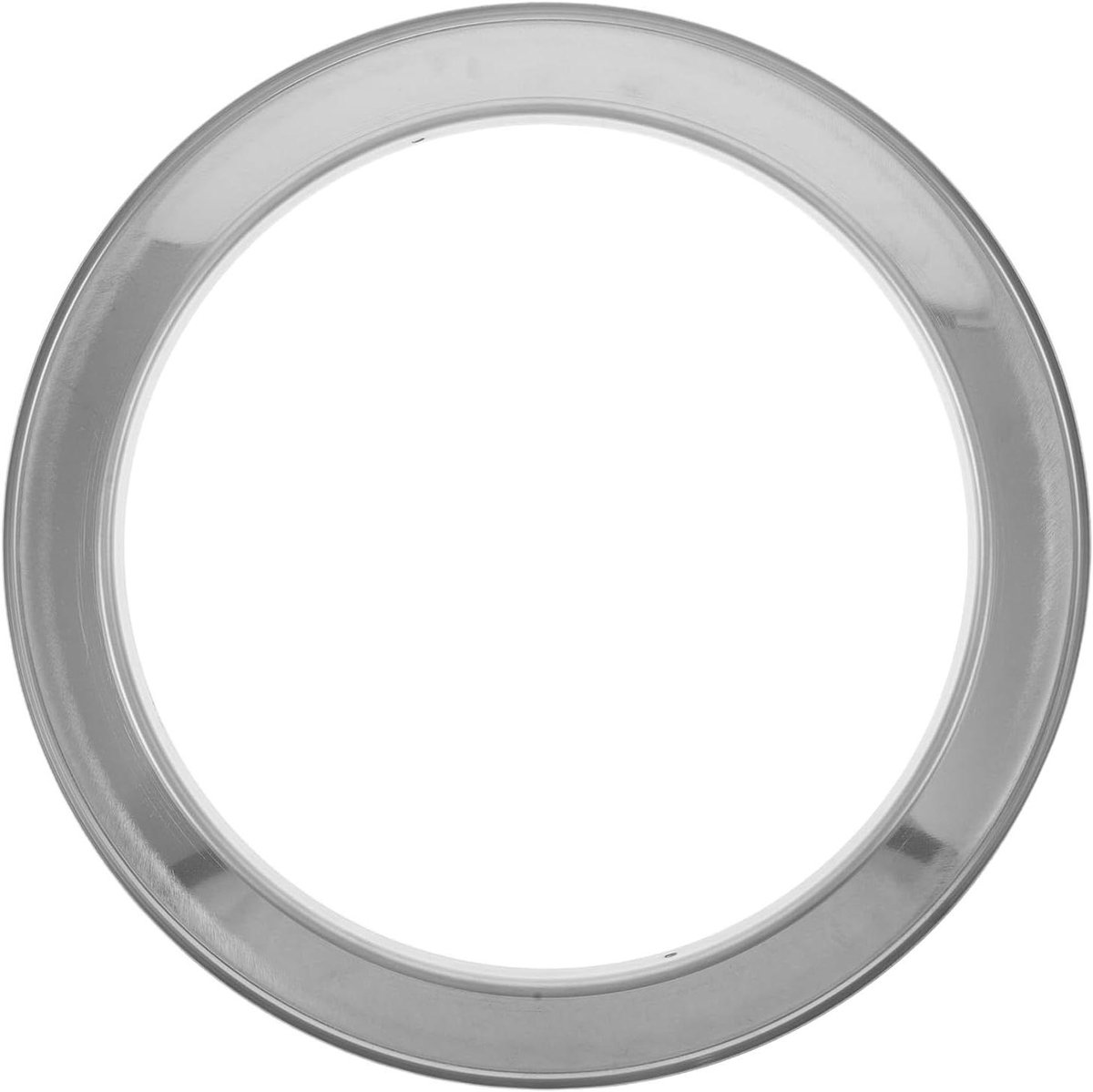 Afdichtring Prullenbak - Dekselring Afval - Geuren Beheersen - Holle Ring Ontwerp - Diameter 21 cm - Zilver